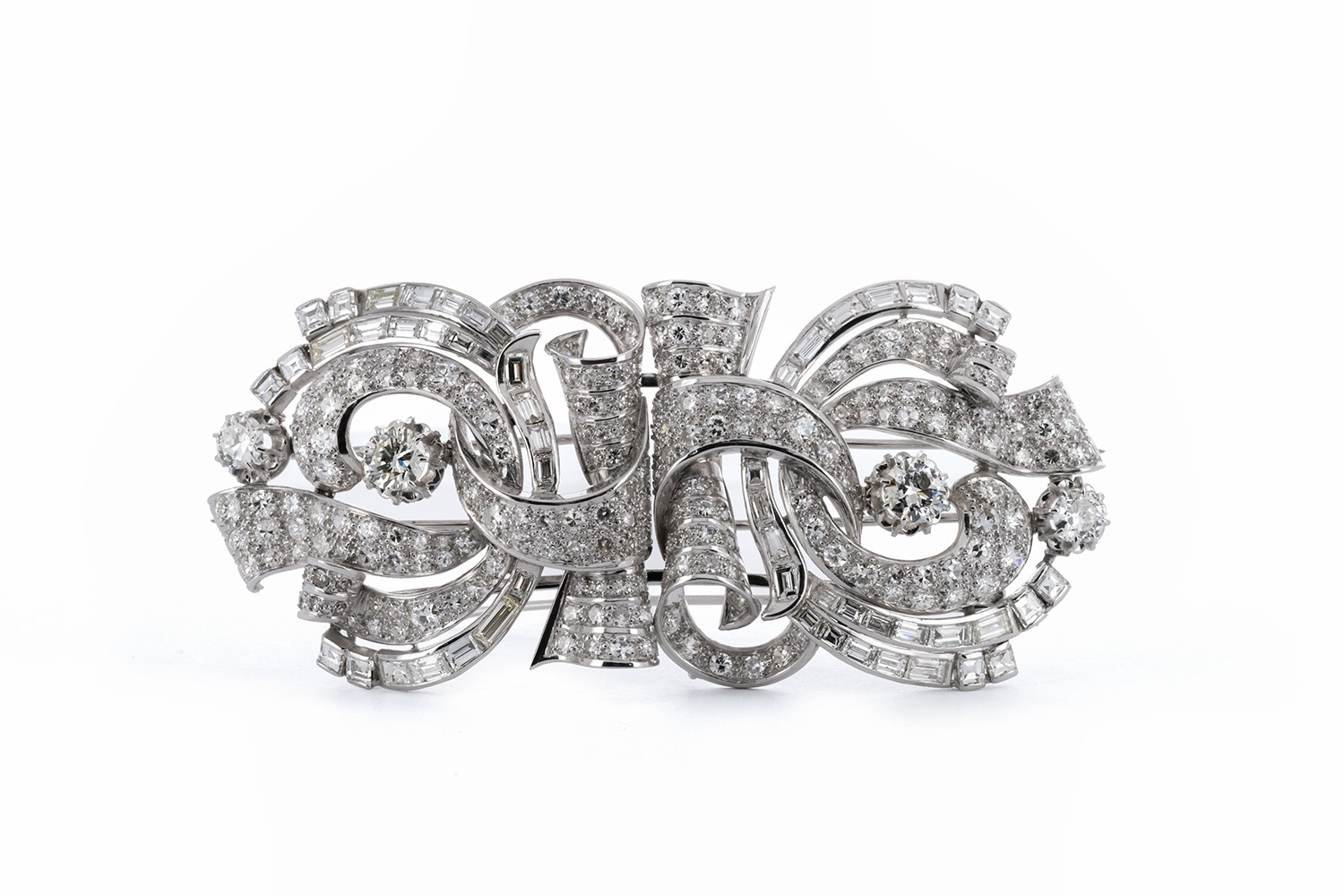 Broche de diamantes