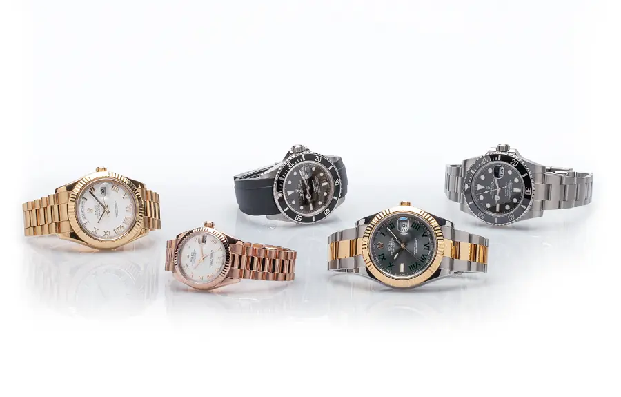 Several Rolex watches