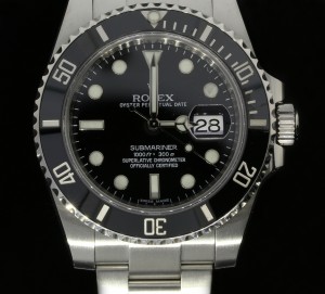 Grey Rolex Watch