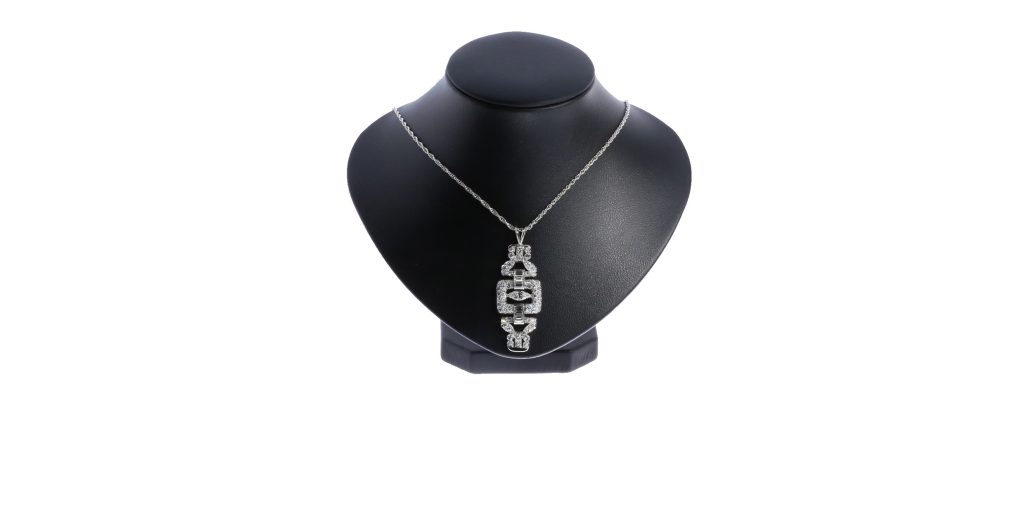 2.53CTW Art Deco Pendant 