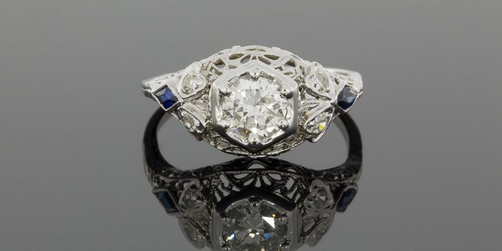 Diamond Banc purchased this Edwardian ring for $690.