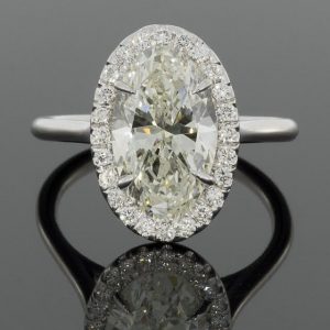 3CT Oval Diamond Ring