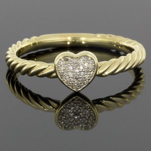 Pave-Heart-Ring