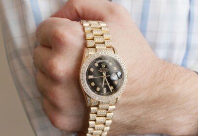 Fully-Diamond-Studded-Rolex