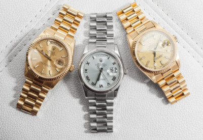 Three-Rolex_President_White