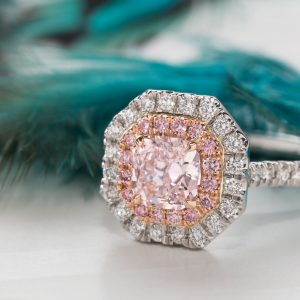 Pink Diamond Ring