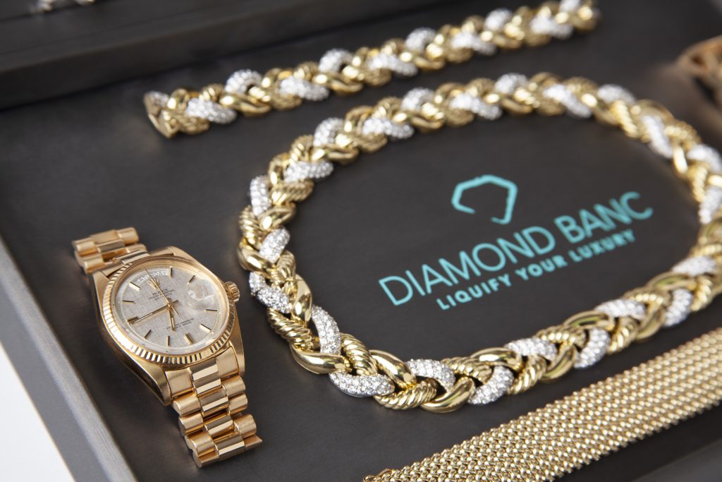 Diamond Banc offers loans on designer jewelry, luxury watches, fine and diamond jewelry and precious metals.
