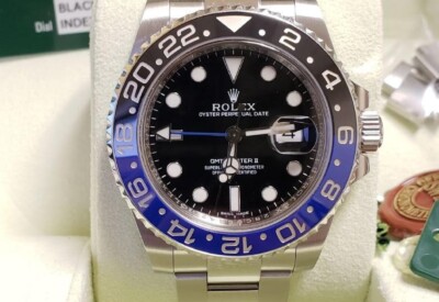 Rolex-GMT-Blue-Master-II-BATMAN