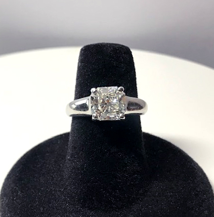 2.45 Ct. Halo Cushion Cut Engagement Ring D Color VS1 GIA Certified –  Kingofjewelry.com