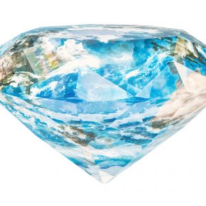 Dimond-With-Earth-Reflection