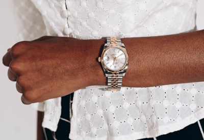 Rolesor Gold and Steel Fluted Bezel Rolex Datejust