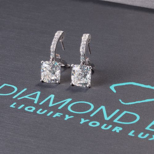 diamond earrings that we purchased from a client.