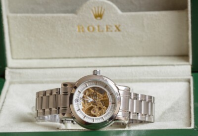 rolex watch white case