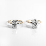 Image of two oval diamond engagement rings - Diamond Banc | #1 Diamond Buyer Near You