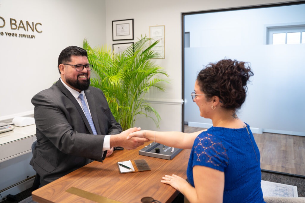 Roberto Polanco with a client in Orlando, FL