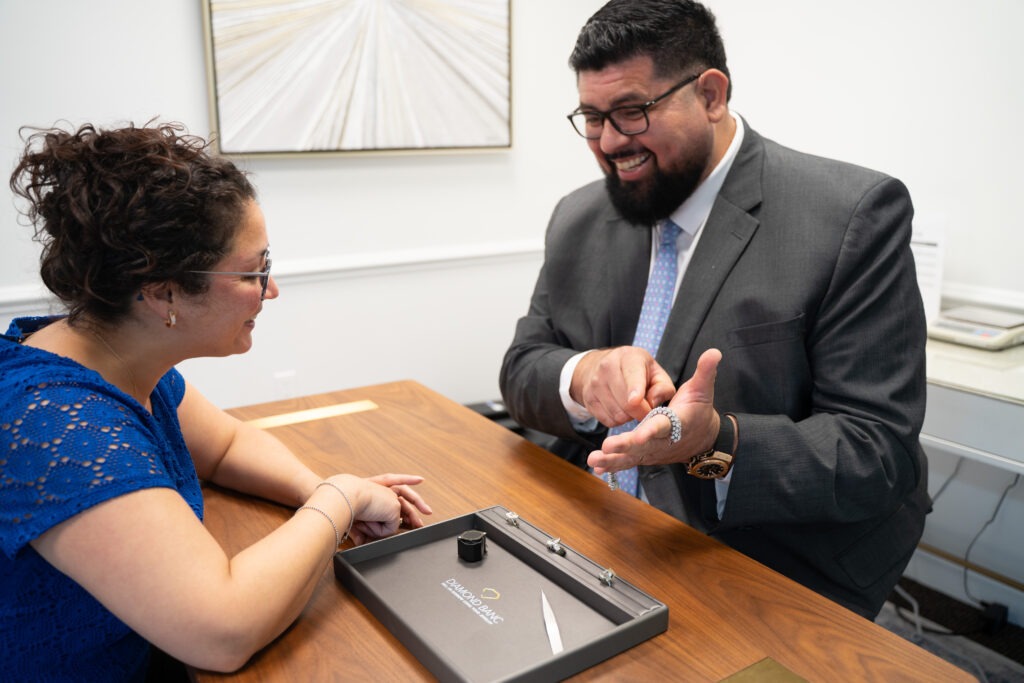 Roberto Polanco with a client in Orlando, FL