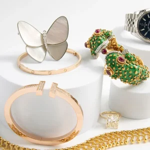 Jewelry consignment and outright sale evaluation