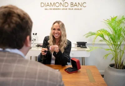 Tampa jewelry loan or sell consultation at Diamond Banc
