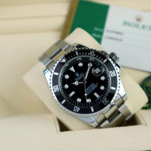 Rolex Submariner watch displayed in its presentation box